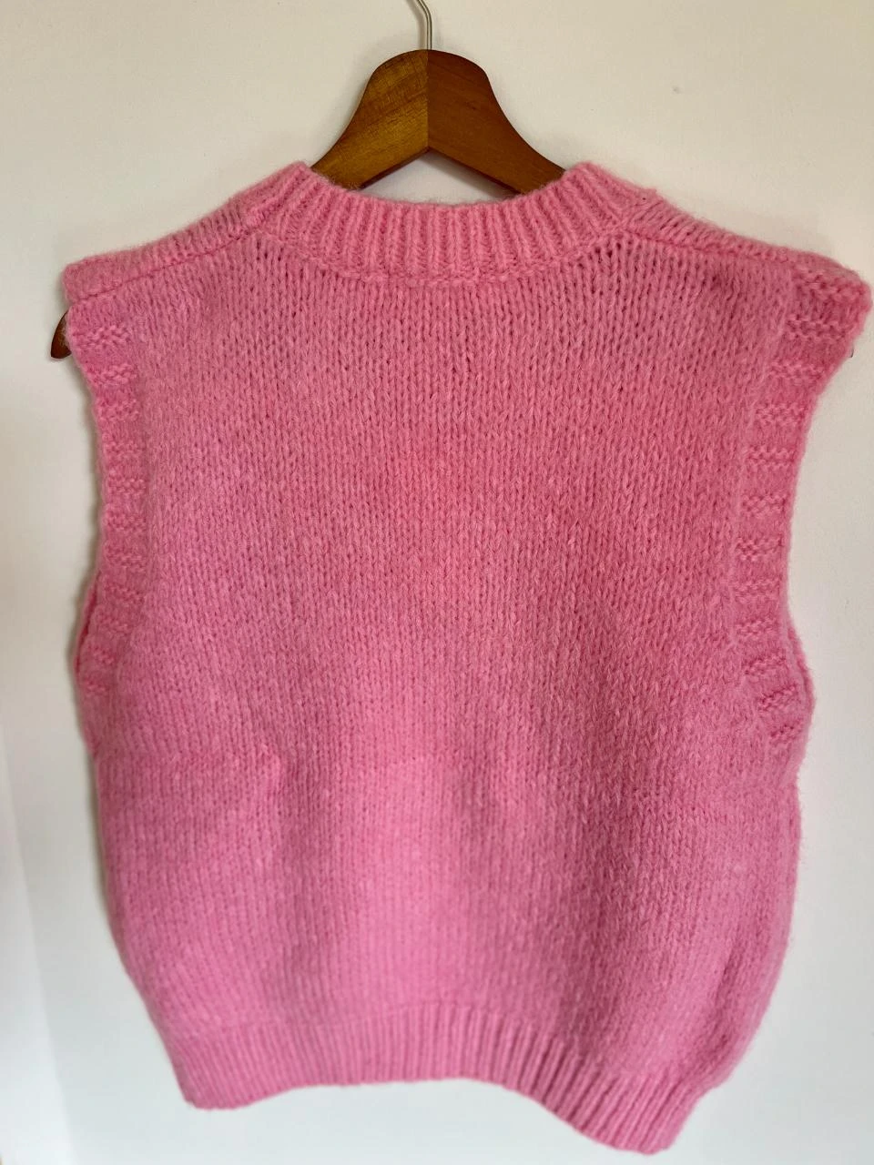 Pull sem mangas Rose bonbon – photo 4
